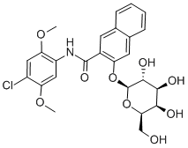 2-(BETA-D-半乳糖苷氧基)萘-3-甲酰 2,5-二甲氧基-4-氯苯胺