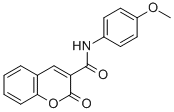 N-(4-甲氧基苯基)香豆素-3-甲酰胺