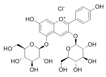 氯化天竺葵素-3,5-O-雙葡萄糖苷