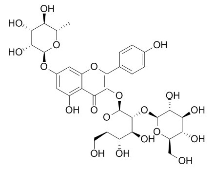 山柰酚-3-槐二糖-7-鼠李糖苷