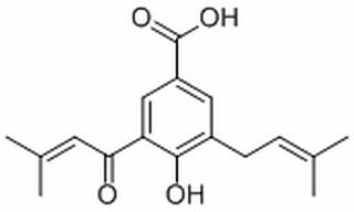 4-Hydroxy-3-(3-methyl-2-butenoyl