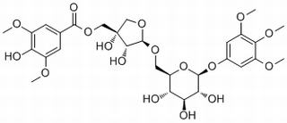 5''-O-Syringoylkelampayoside A