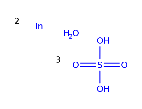 硫酸铟（III）水合物