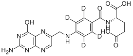 N-[4-[[(2-氨基-1,4-二氢-4-氧代-6-蝶啶)甲基]氨基]苯甲酰基-2,3,5,6-D4]-L-谷氨酸