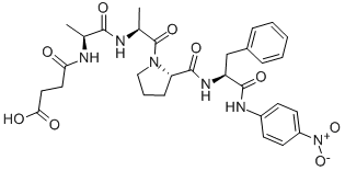 N-琥珀酰-丙酰氨-丙酰氨-脯酰氨-苯丙氨酸对硝基酰苯胺