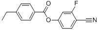 4-乙基苯甲酸-3-氟-4-氰基苯酯