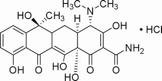 盐酸四环素分子式图片