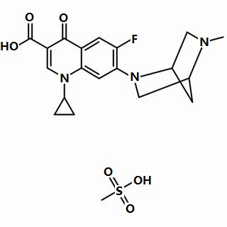 甲磺酸达氟沙星