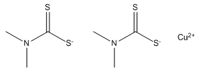 二(二甲基二硫代氨基甲酸)铜