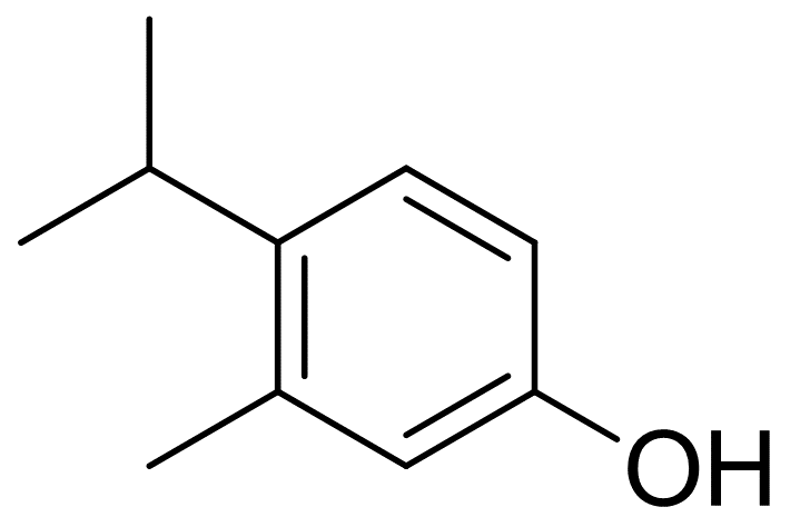 3-甲基-4-异丙基酚;4-异丙基-3-甲基苯酚;4-异丙基-3-甲酚;o-伞花烃-5